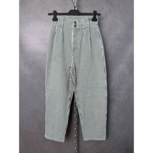 Lucy‎ & Yak Striped Crop Pants Wide Leg High Waist 26x26.5